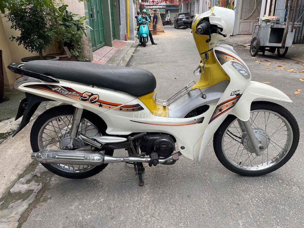 xe sym angela 50cc ko bằng lái cho hs-sv