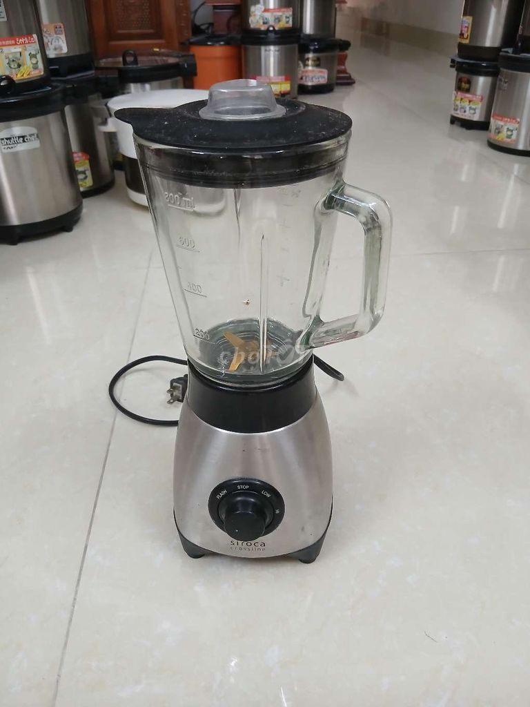 Máy xay sinh tố Siroca Crossline Thủy tinh Bạc. Mua bán Bếp, lò, đồ điện nhà bếp tại Thành phố Chí Linh Hải Dương được đăng bởi Tranthuy hình 1