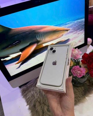 iPhone 14 256GB Trắng 2 sim vật lý 99% Pin New