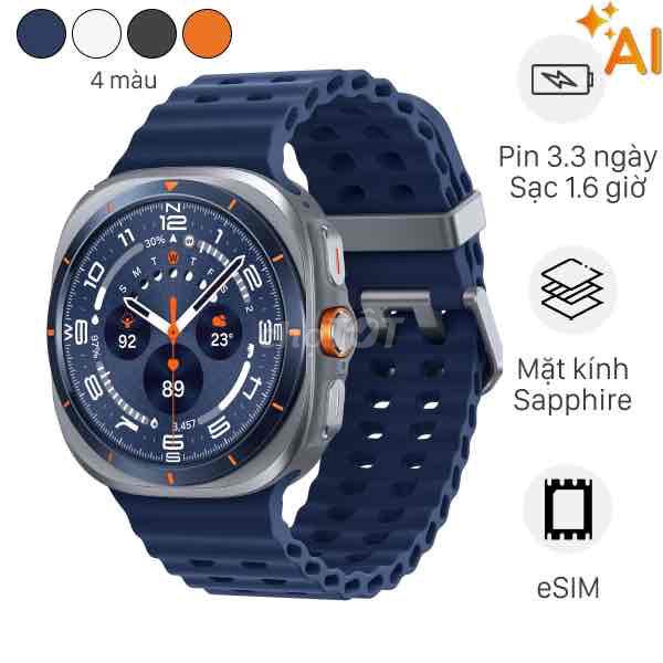 Samsung Watch Ultra titanium 2025 Xanh eSIM. Mua bán Thiết bị đeo thông minh tại Thành phố Biên Hòa Đồng Nai được đăng bởi Hoang Tuan hình 1