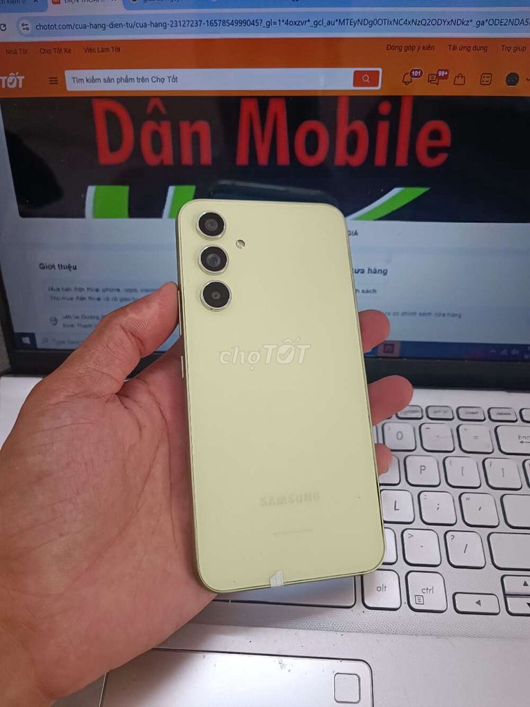 SAMSUNG A54 8GB.128GB PIN 5000 EXYNOS 1380 ZIN ĐẸP. Mua bán Điện thoại tại Quận Bình Thạnh Tp Hồ Chí Minh được đăng bởi Dân Mobile hình 1