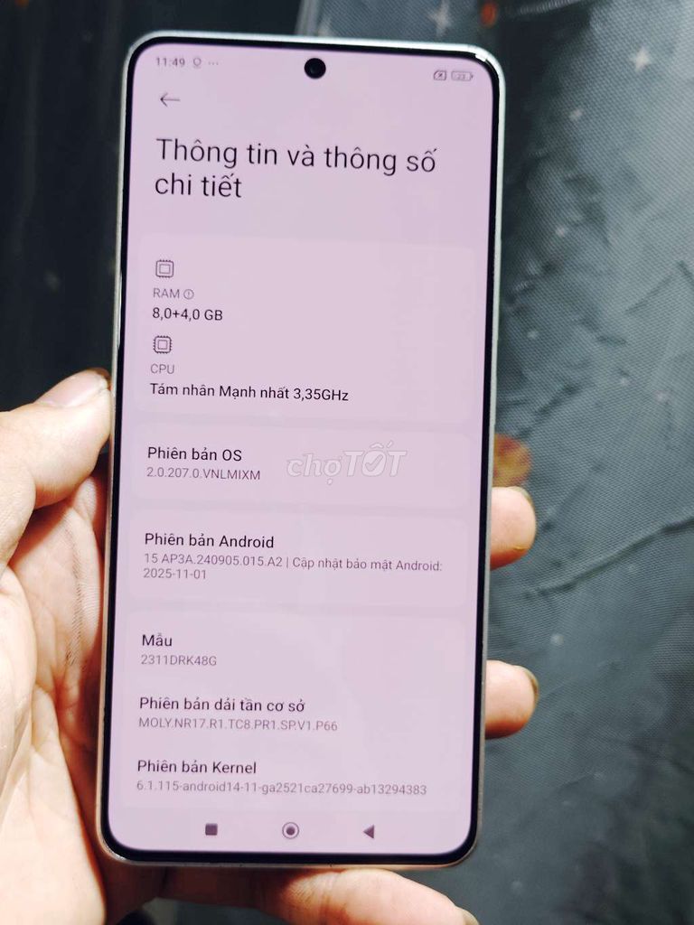 POCO X6 Pro 5G 256GB Xám. Mua bán Điện thoại tại Quận Nam Từ Liêm Hà Nội được đăng bởi Hoàng Đông hình 1