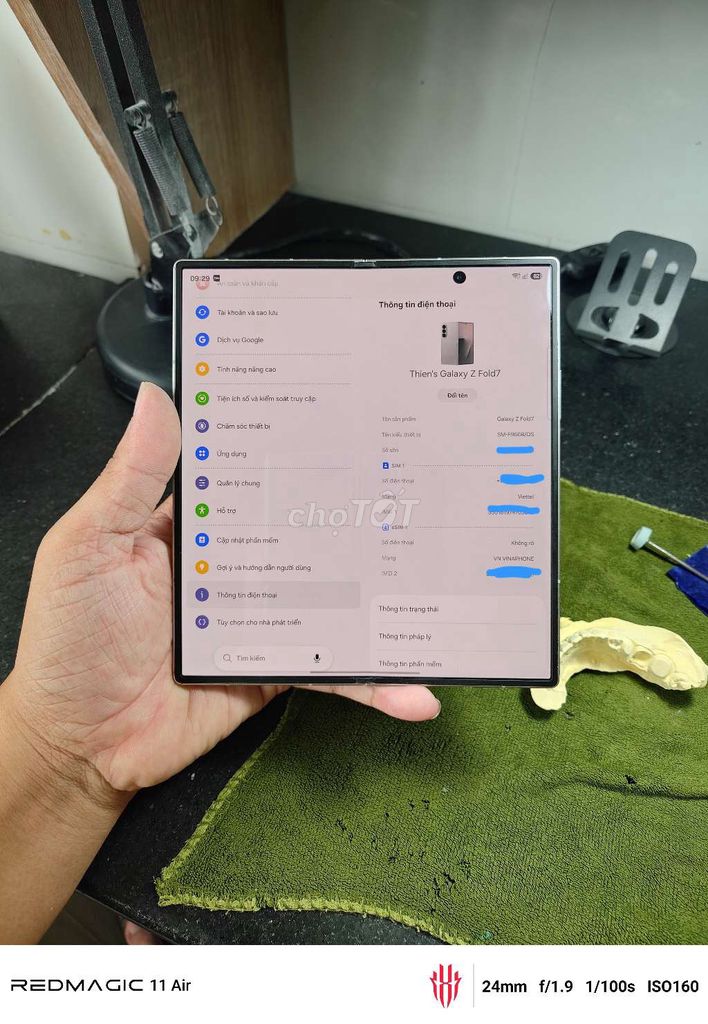Samsung Galaxy Z Fold7 Xám 256GB Care+(7/2027) 98%. Mua bán Điện thoại tại Quận Cái Răng Cần Thơ được đăng bởi Trần Nhựt Thiện hình 1