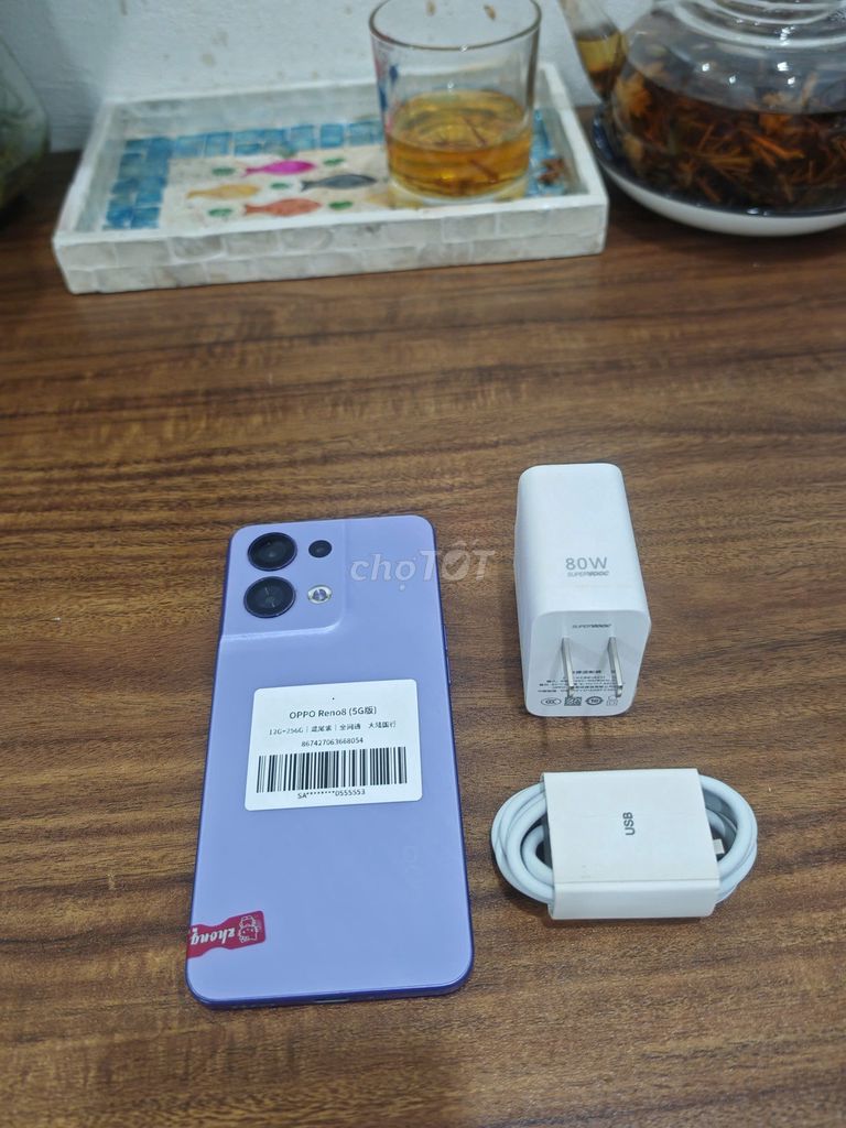 Oppo Reno 8 5G 12/256 Tím sạc 80w có ship COD. Mua bán Điện thoại tại Quận Hoàng Mai Hà Nội được đăng bởi Trần Ngọc Hiếu hình 1
