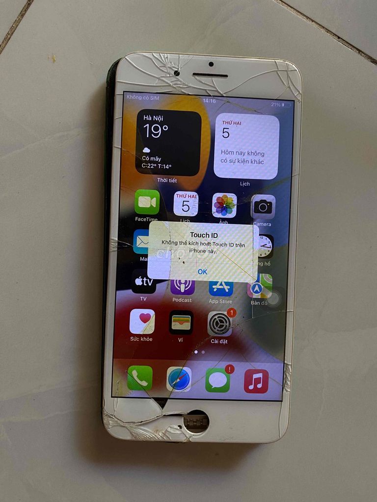 Cụm dưới Apple iPhone 7 Plus 32GB QT icloud sạch. Mua bán Điện thoại tại Huyện Hóc Môn Tp Hồ Chí Minh được đăng bởi Tan Dinh hình 1