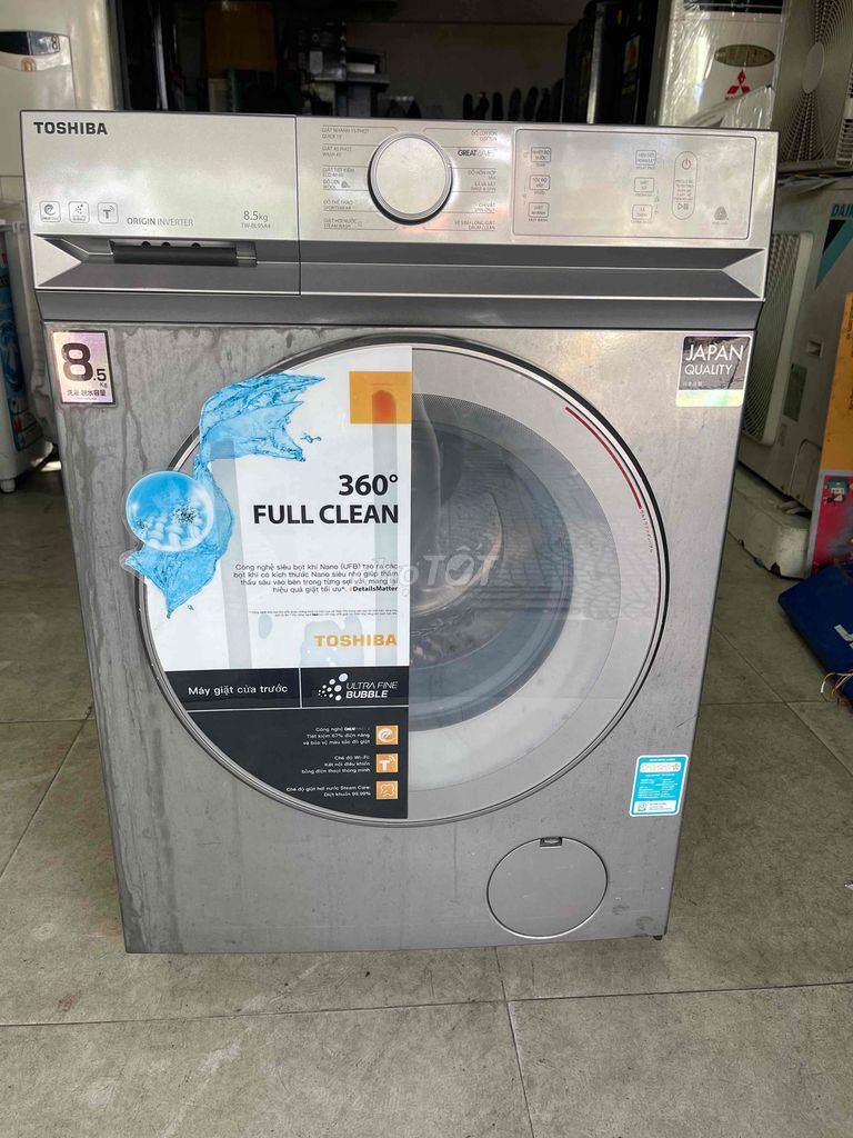 máy giặt toshiba  8,5kg  cửa trước inverter. Mua bán Máy giặt tại Quận Thanh Khê Đà Nẵng được đăng bởi Nguyễn thị yến lâm hình 1