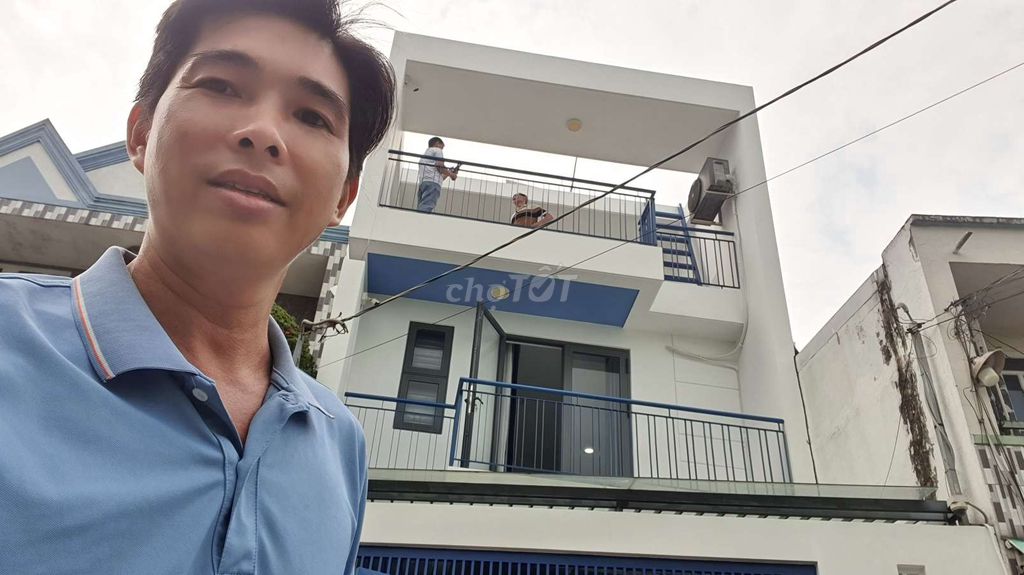 Дом 80м2, 3 этажа, ж/б каркас, рядом с ЖК Le Thanh Tan Tao, асфальт 8м