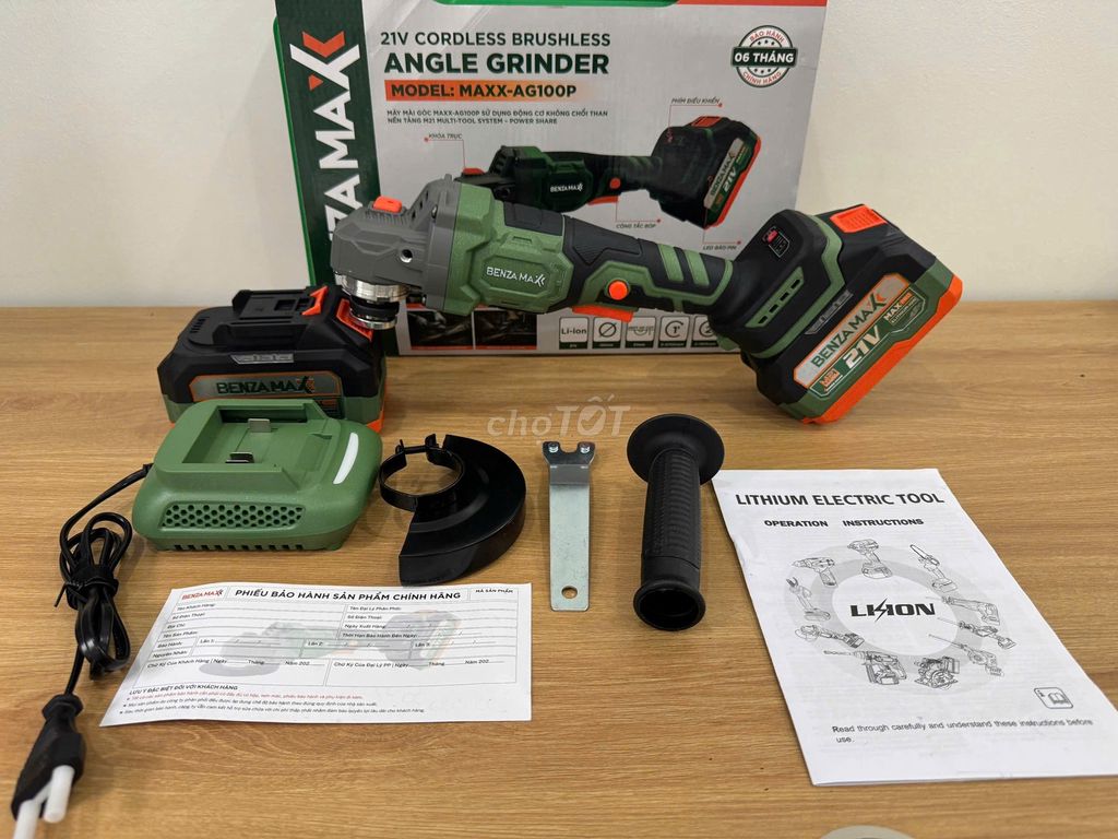 Máy mài cắt pin BENZA MAXX MAXX-AG100P. Mua bán Đồ chuyên dụng, Giống nuôi trồng tại Quận Tân Bình Tp Hồ Chí Minh được đăng bởi Công Ty Trung An hình 1