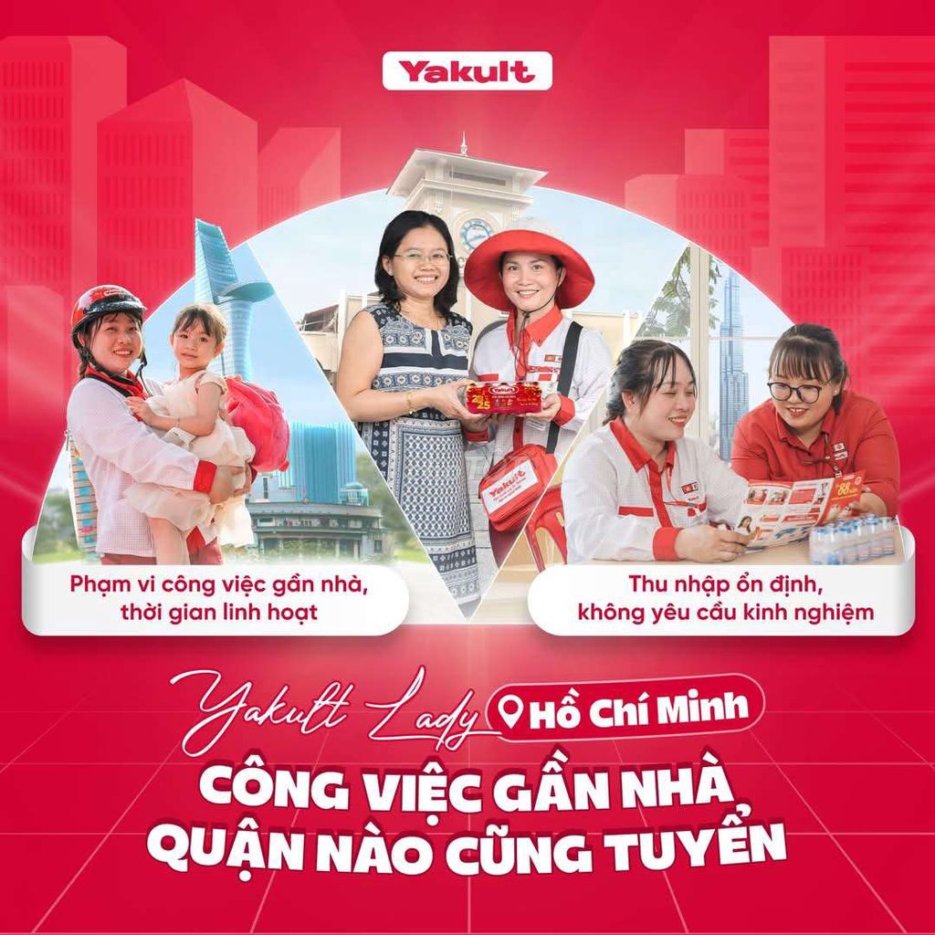 Tuyển nữ bán hàng q12 - Hóc Môn. Việc làm tại Quận 12 Tp Hồ Chí Minh được đăng bởi Yakult quận 12 - hóc môn hình 3
