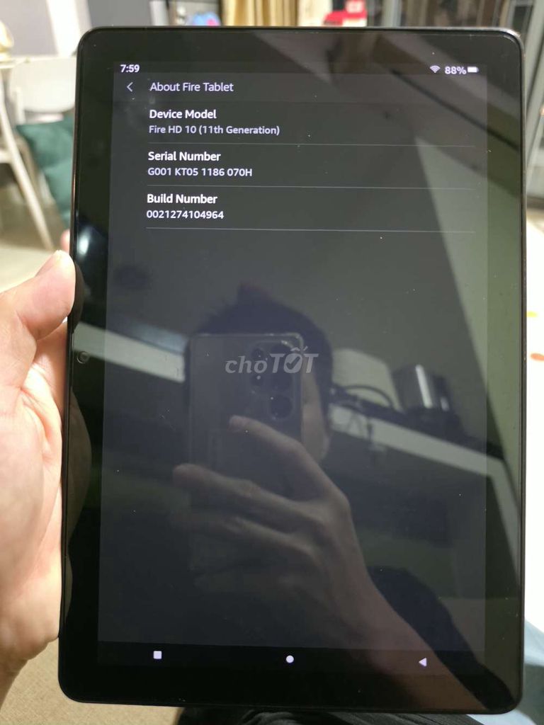 Kindle Fire HD 10 32GB 95%. Mua bán Máy tính bảng tại Thành phố Thủ Đức Tp Hồ Chí Minh được đăng bởi Ngọc Khánh hình 1