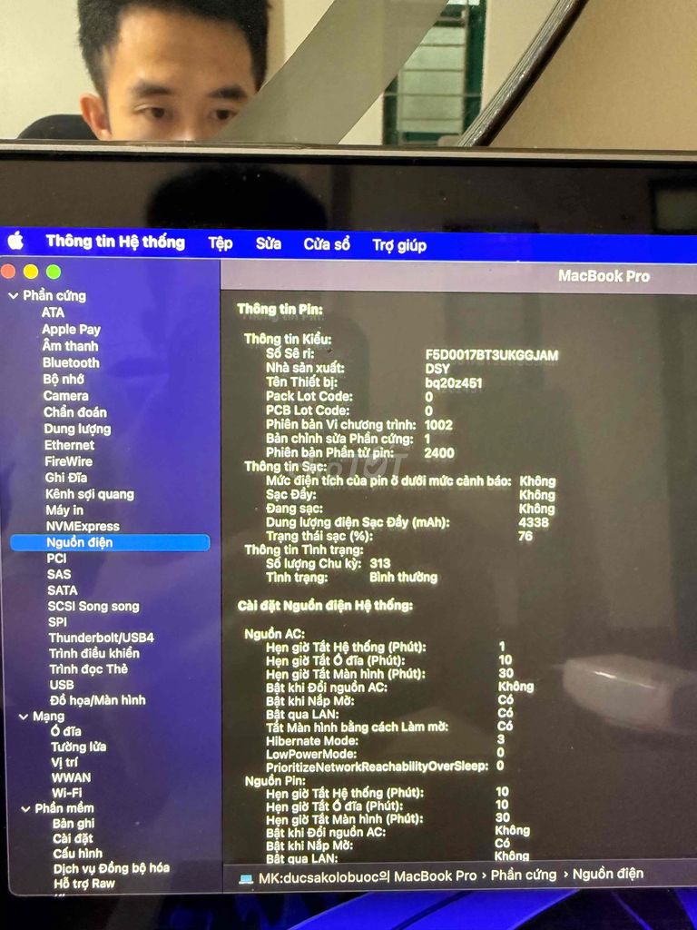laptop macbook pro 2019-siver. Mua bán Laptop tại Thành phố Phúc Yên Vĩnh Phúc được đăng bởi duc bui hình 1