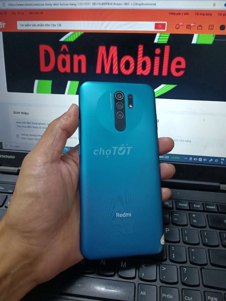 XIAOMI REDMI 9 4GB.64GB PIN 5000 HELIO G80 FULL CN