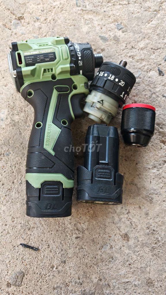 Máy khoan Mulinsen 16V 3 chức năng Xanh Đen. Mua bán Nội thất, đồ gia dụng khác tại Huyện Cần Giuộc Long An được đăng bởi Minh Tài hình 1