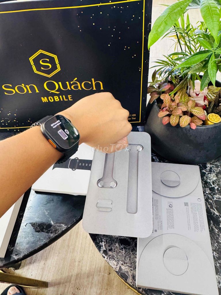 Apple Watch Ultra 2 2024 Viền titan đen VN fullbox