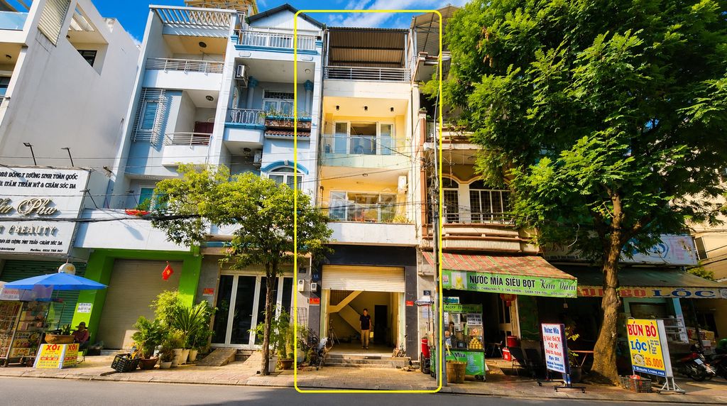 Cho thuê nhà Mặt Tiền Thống Nhất 64m²-4TẦNG, 23Triệu