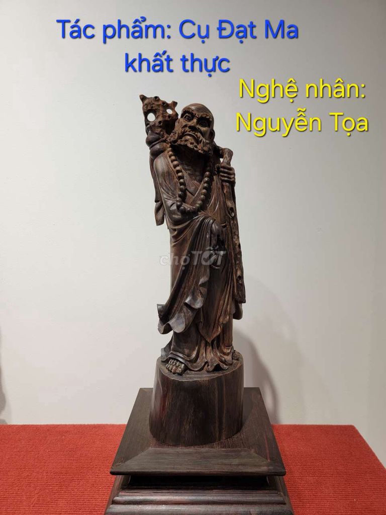 TP: Cụ Đạt Ma khất thực (Nghệ nhân: Nguyễn Tọa)