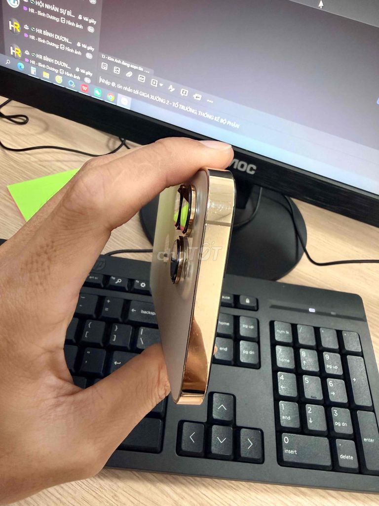 Apple iPhone 13 Pro 128GB Vàng Đã sử dụng. Mua bán Điện thoại tại Thị xã Tân Uyên Bình Dương được đăng bởi Lê Trần Xuân Nghĩa hình 1