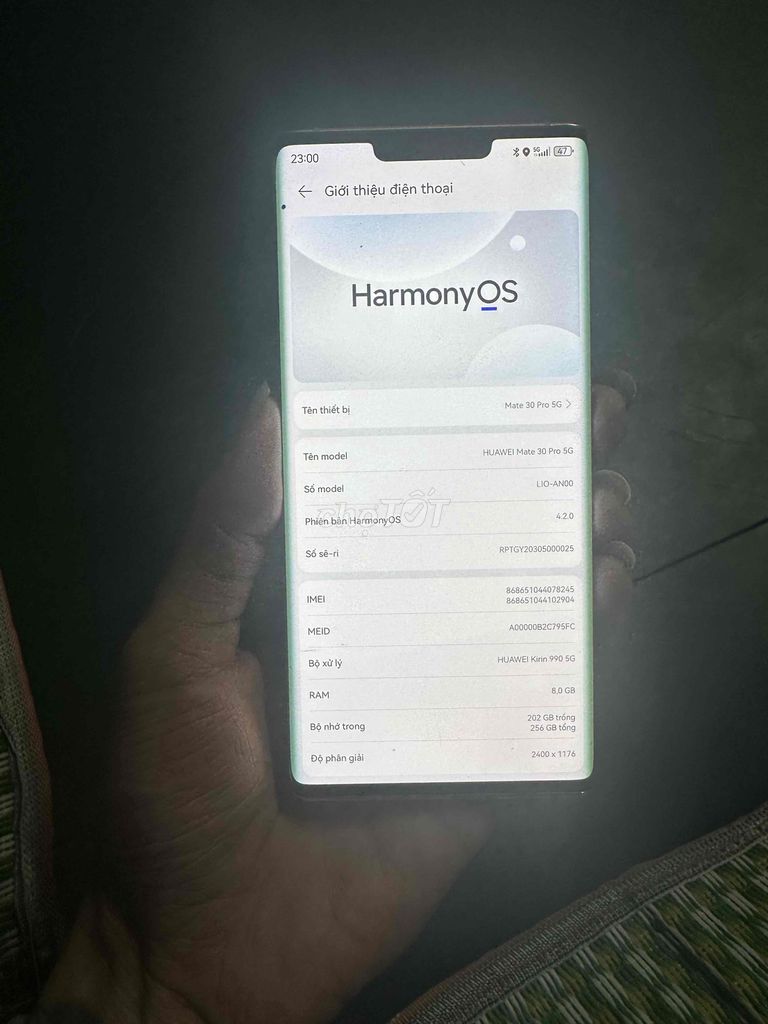 huawei mate 30 pro 5g. Mua bán Điện thoại tại Quận Hoàng Mai Hà Nội được đăng bởi Thiều Lê hình 1