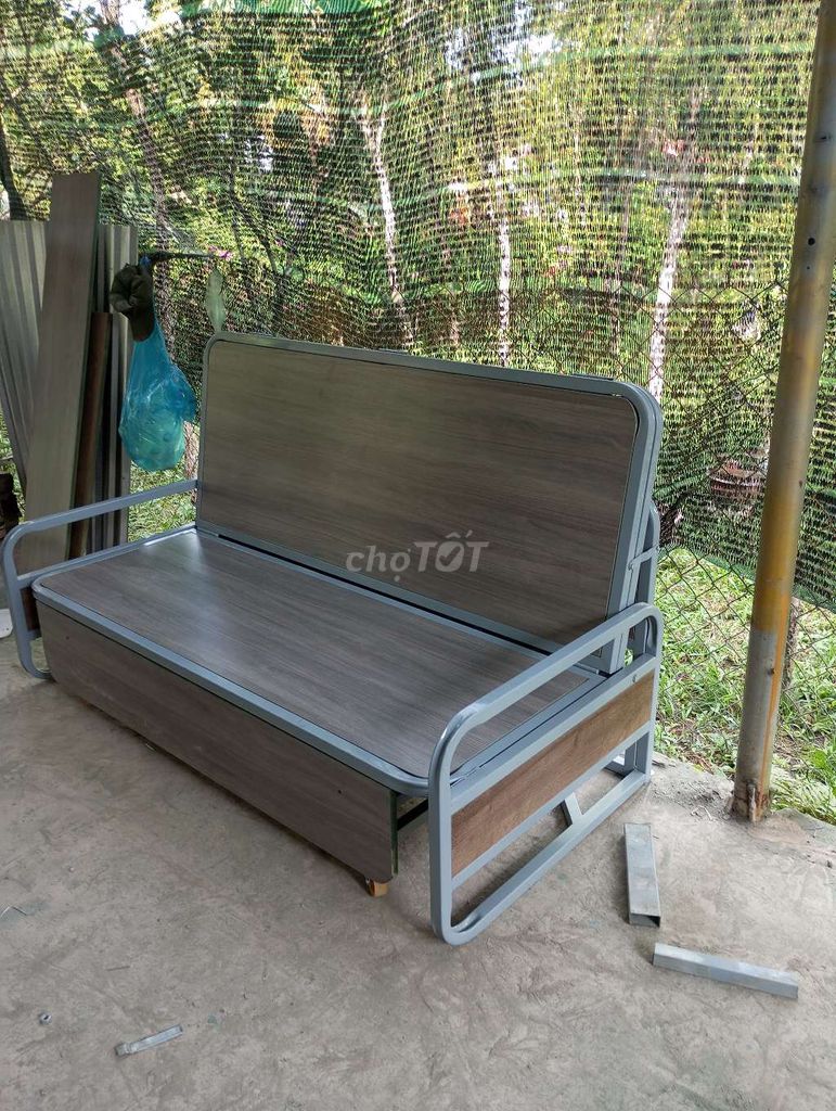 Giường gấp 1m6x2m. Mua bán Giường, chăn ga gối nệm tại Huyện Mỏ Cày Bắc Bến Tre được đăng bởi Binh Nguyen hình 1