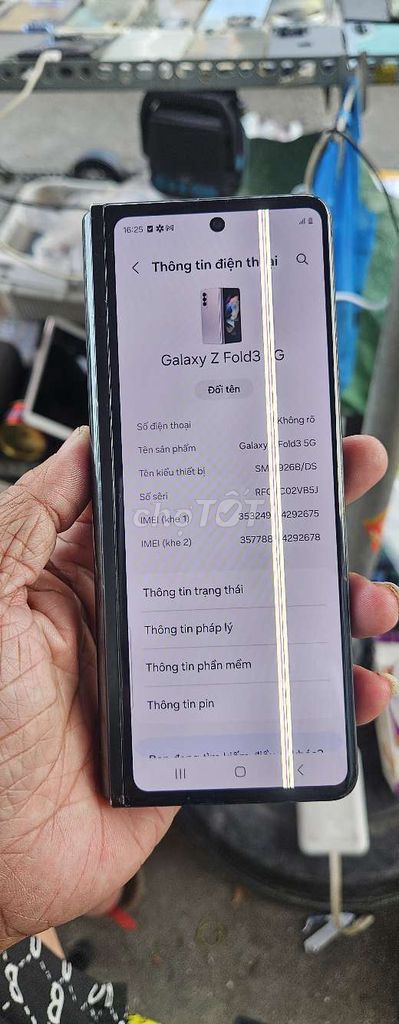 Galaxy Z Fold3 5G 256GB giá trải nghiệm. Mua bán Điện thoại tại Quận 8 Tp Hồ Chí Minh được đăng bởi Thiên Hòa mobile  hình 1