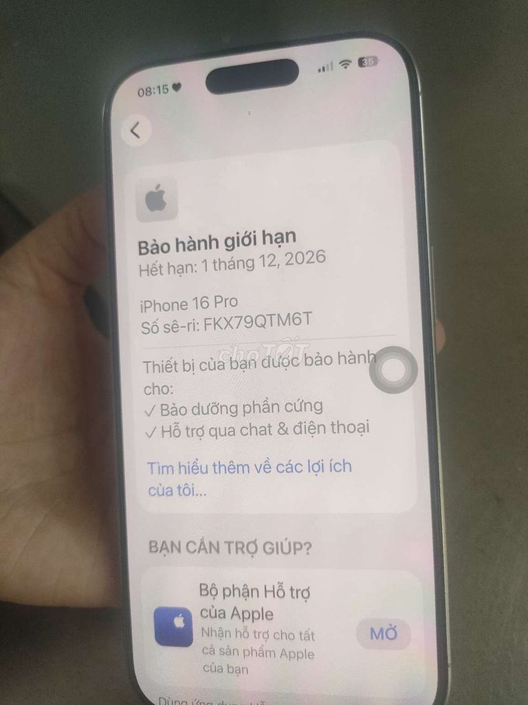iPhone 16 Pro Titan tự nhiên. Mua bán Điện thoại tại Thành phố Tam Kỳ Quảng Nam được đăng bởi quang hình 1