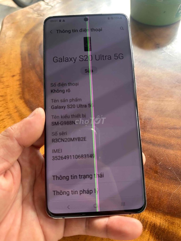 SS S20 Ultra 5G (256g). Mua bán Điện thoại tại Huyện Châu Thành Bến Tre được đăng bởi Quoc Ky hình 1