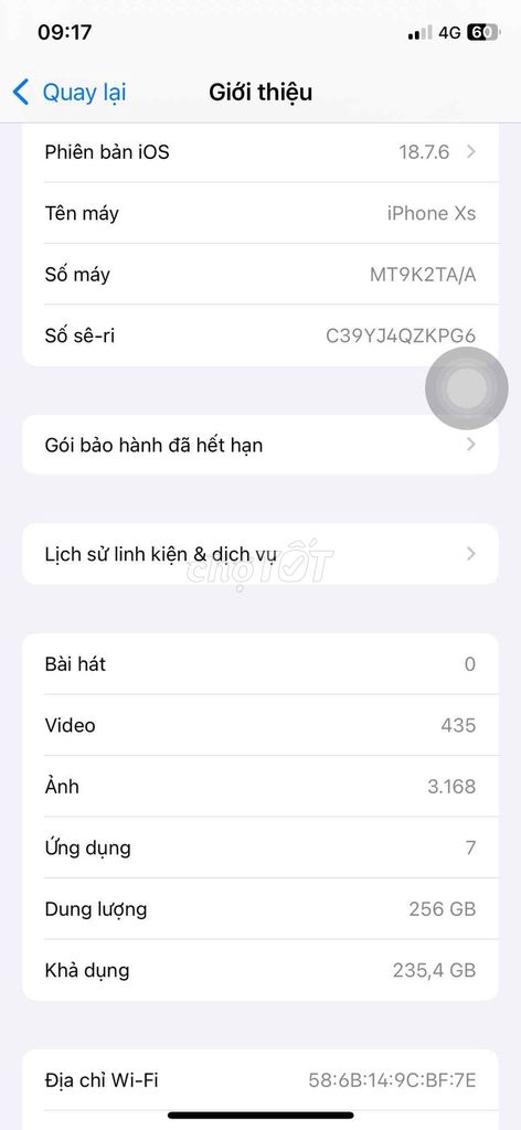 IPhone XS-256GB Gold Full chức năng-cos giao lưu.. Mua bán Điện thoại tại Quận 4 Tp Hồ Chí Minh được đăng bởi Nguyên Viết Oai hình 1
