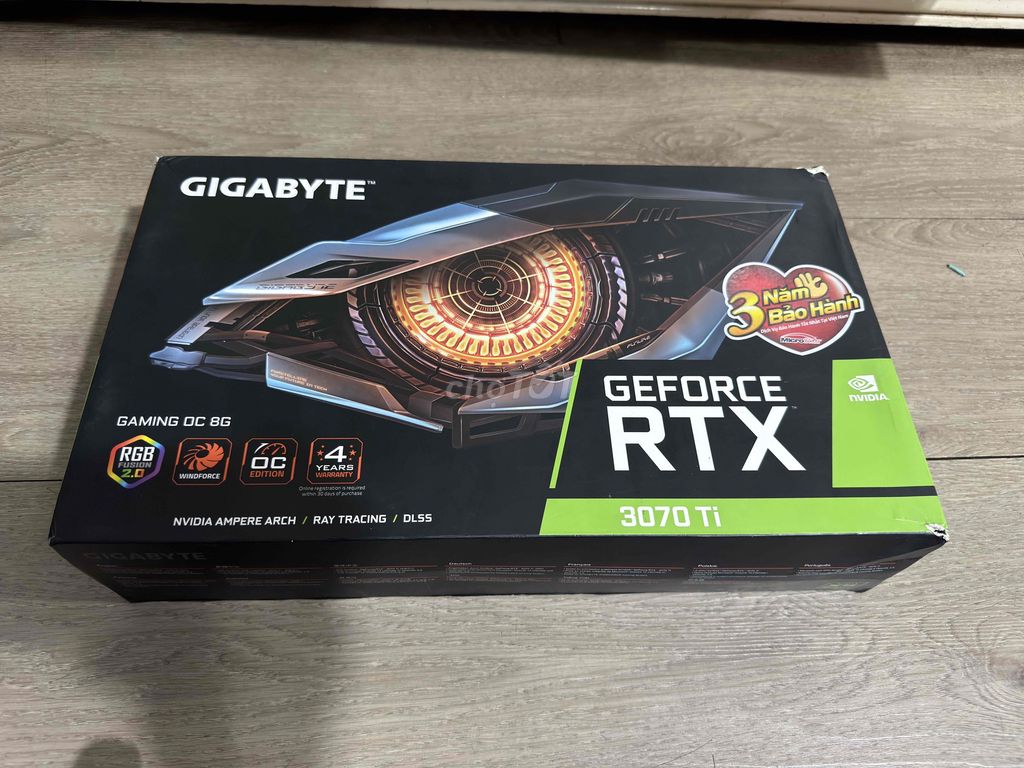 Card đồ họa Gigabyte RTX 3070 Ti 8GB Đã sử dụng. Mua bán Linh kiện (RAM, Card...) tại Thị xã Tân Uyên Bình Dương được đăng bởi Nguyễn Linh hình 1