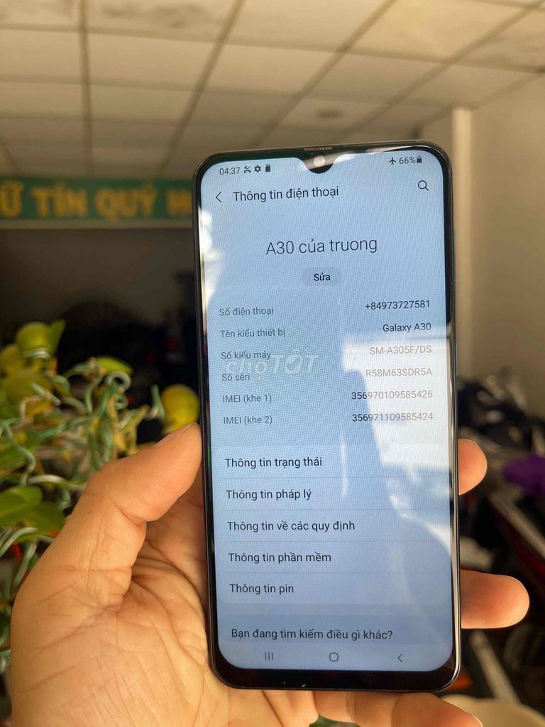 Samsung Galaxy A30 64GB Xanh. Mua bán Điện thoại tại Quận Gò Vấp Tp Hồ Chí Minh được đăng bởi Duy Anh hình 1
