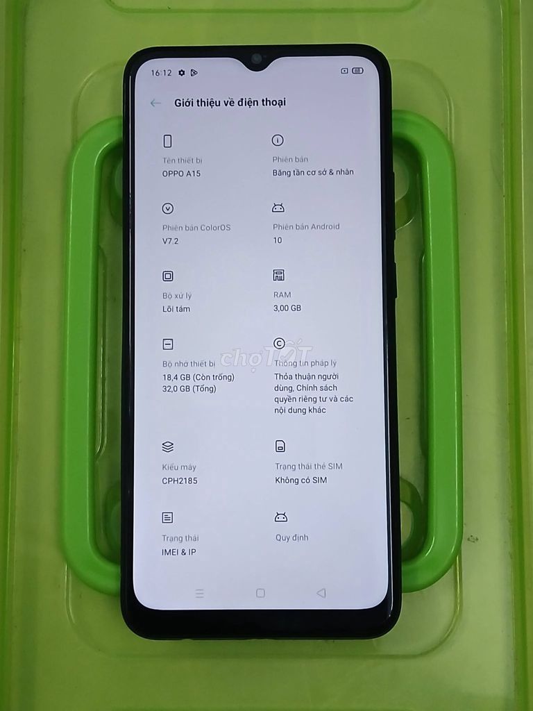 Oppo A15 3GB/32GB Đen. Mua bán Điện thoại tại Quận Tân Bình Tp Hồ Chí Minh được đăng bởi Hội Đồ Điện Tử hình 1