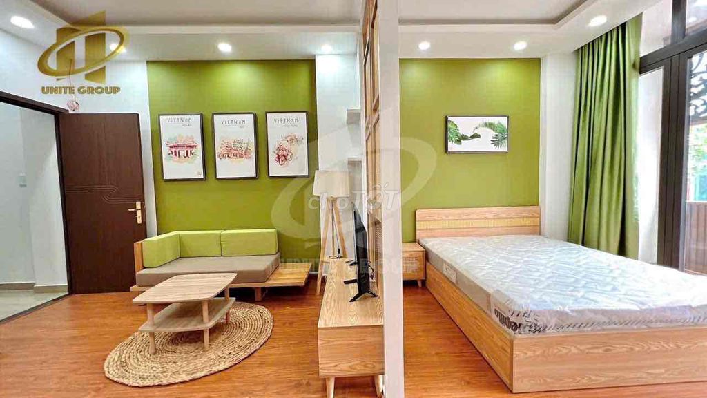 Cho Thuê Căn Hộ Dịch Vụ Ban Công Quận 1 Gần Cầu Ông Lãnh, Dinh Độc Lập