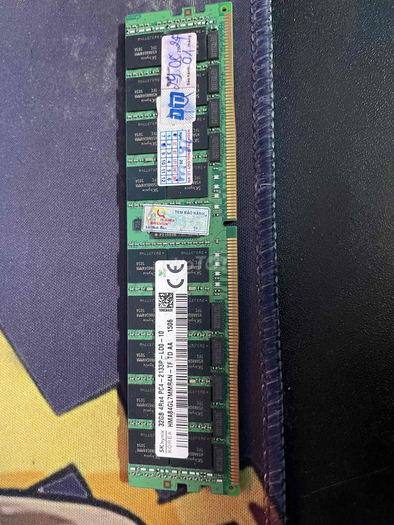 RAM SK Hynix 32GB DDR4 ECC. Mua bán Linh kiện (RAM, Card...) tại Huyện Như Thanh Thanh Hóa được đăng bởi Nguyễn Hoàng Quý hình 1