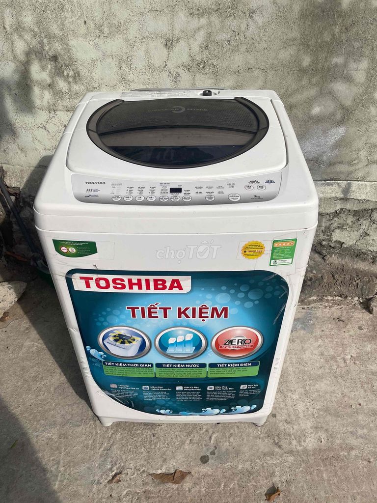 Máy giặt Toshiba 9kg Trắng 90% mới. Mua bán Máy giặt tại Quận Cẩm Lệ Đà Nẵng được đăng bởi Nghĩa hình 1