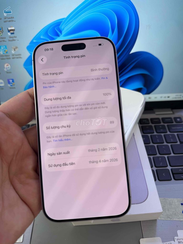 Apple iPhone 17 256GB Tím 99% nguyên zin. Mua bán Điện thoại tại Quận 6 Tp Hồ Chí Minh được đăng bởi QUỐC THIÊN BÁN GÓP 0 ĐỒNG  hình 1