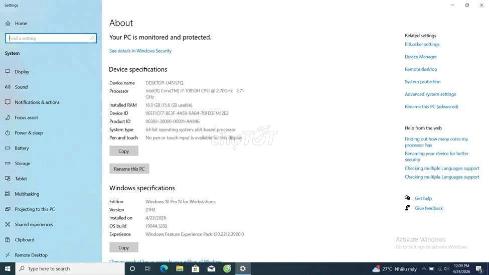Dell Latitude 5411 i7 10850H 16GB/256GB. Mua bán Laptop tại Quận Bắc Từ Liêm Hà Nội được đăng bởi Phan tùng hình 1