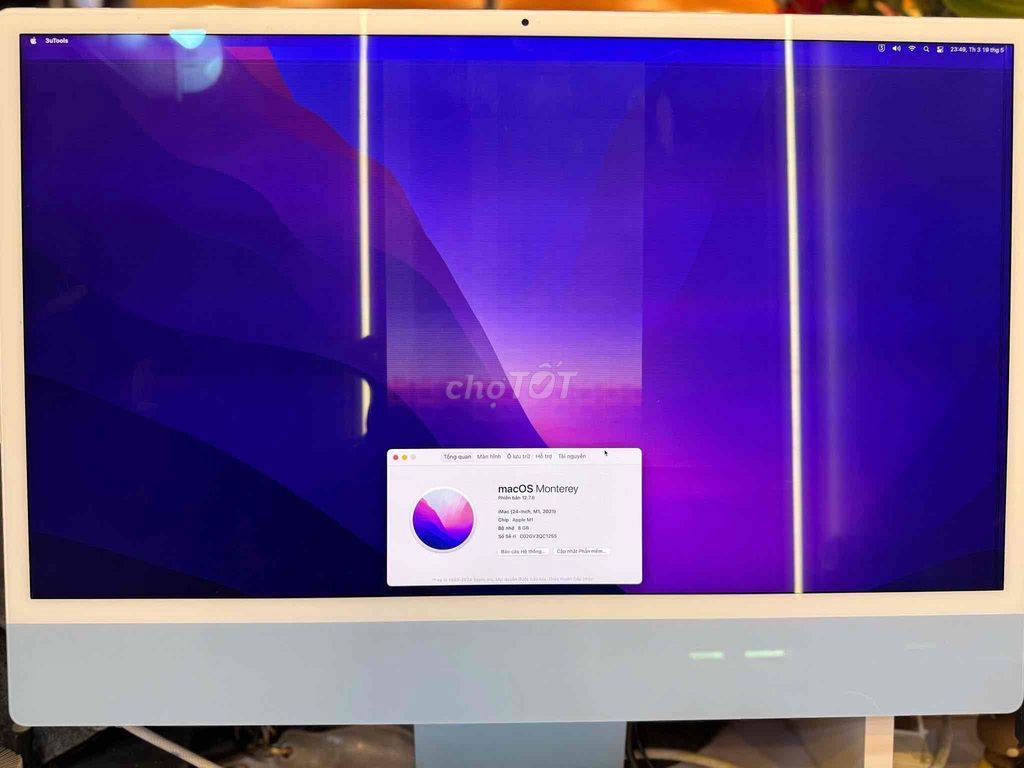 Apple iMac 24inch M1 8GB/256GB Xanh. Mua bán Máy tính để bàn tại Huyện Thanh Trì Hà Nội được đăng bởi Nguyễn Trần Hưng hình 1