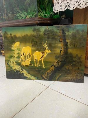 Tranh sơn mài Tùng Lộc. Mua bán Đồ sưu tầm, đồ cổ tại Quận Đống Đa Hà Nội được đăng bởi Tiến Trọng