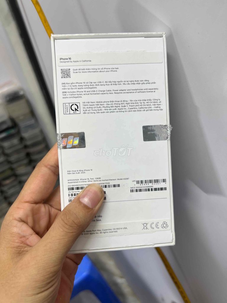 Apple iPhone 16 Xanh Đã kích hoạt. Mua bán Điện thoại tại Quận Cầu Giấy Hà Nội được đăng bởi Nguyễn mạnh tường hình 1