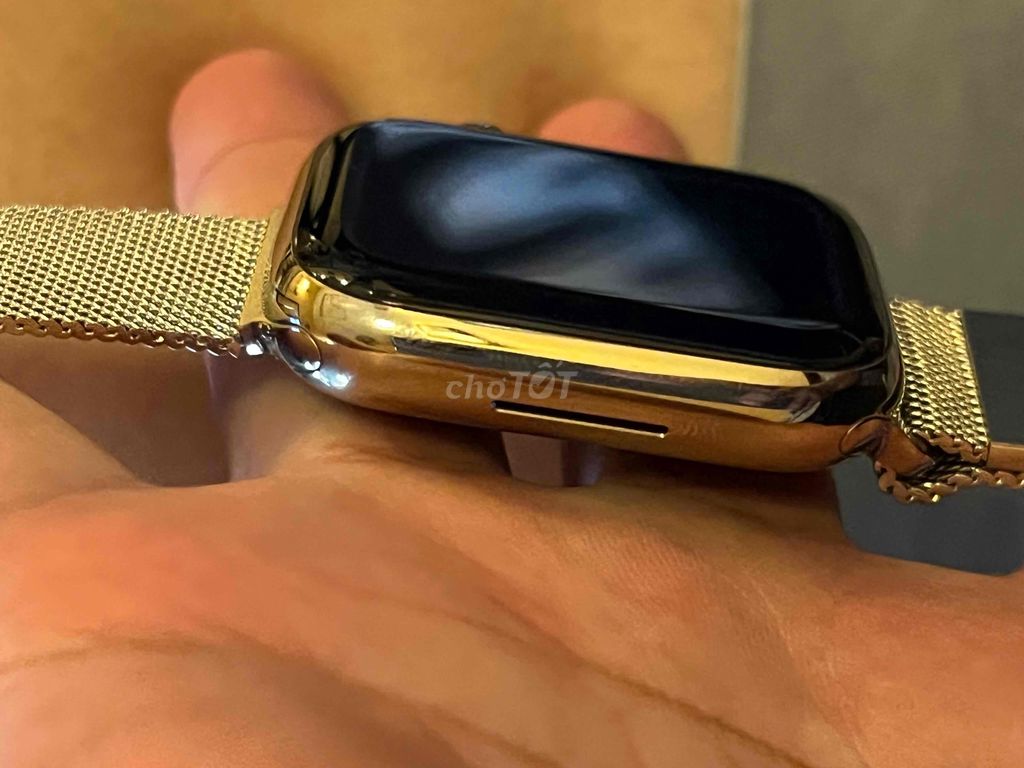 apple watch series 7 thép gold