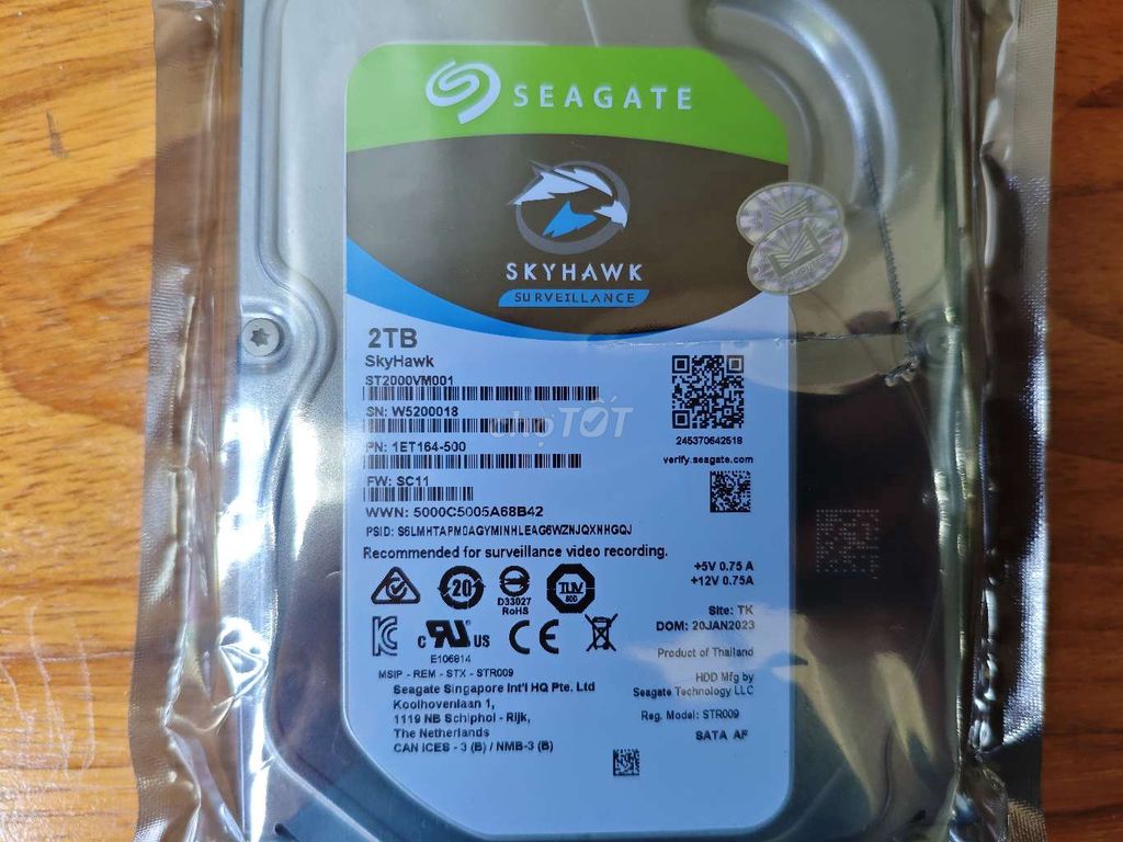 Ổ cứng Seagate Skyhawk 2TB.