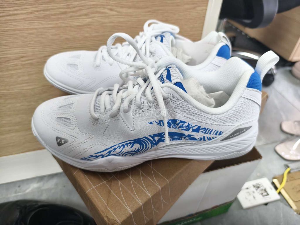 Giày bóng bàn Li-Ning APPU025-7 Trắng xanh 41.5. Mua bán Giày dép tại Quận Hai Bà Trưng Hà Nội được đăng bởi Đông hình 1