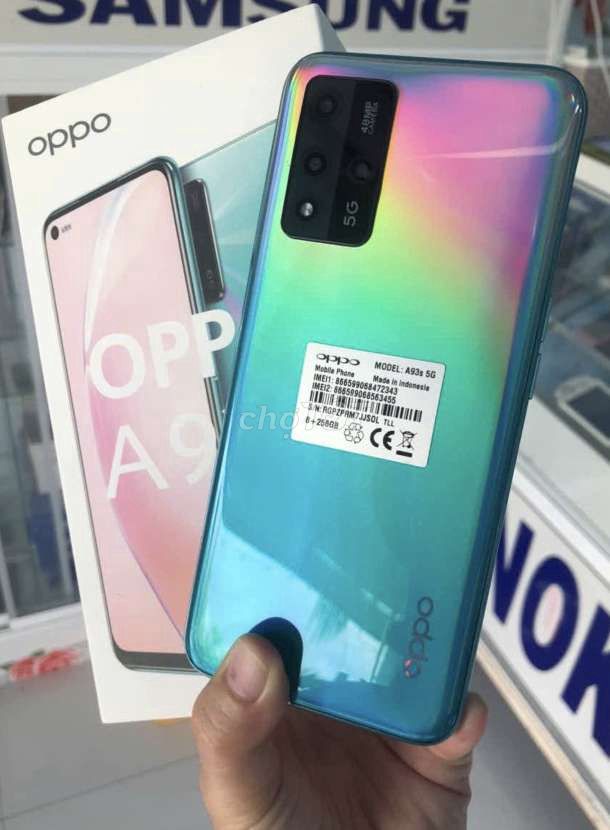 Oppo a93s 5g full box ram12/512 pin sieu trâu