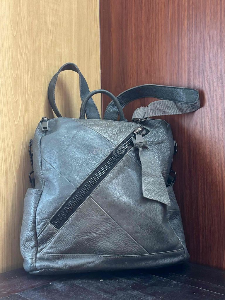 Balo Nữ Da màu ghi 28x33cm. Mua bán Túi xách tại Quận Hải Châu Đà Nẵng được đăng bởi Nguyễn Hà hình 1