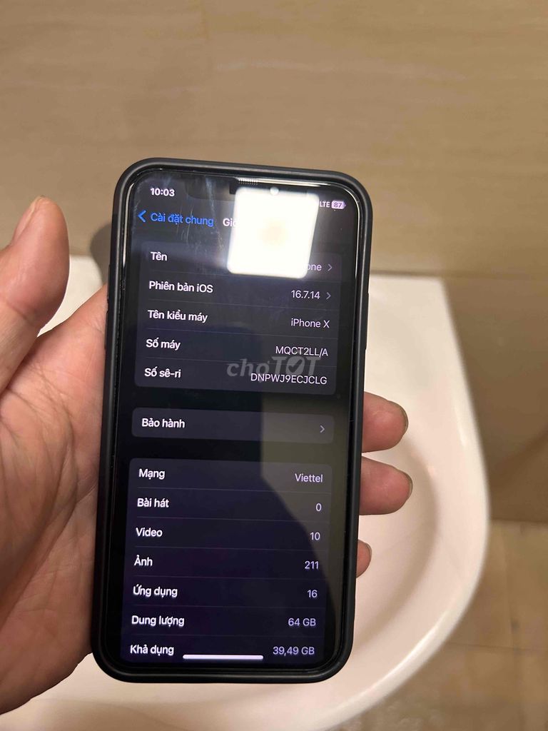 Cần bán iphone x. Mua bán Điện thoại tại Quận Hà Đông Hà Nội được đăng bởi Nguyễn Học hình 1