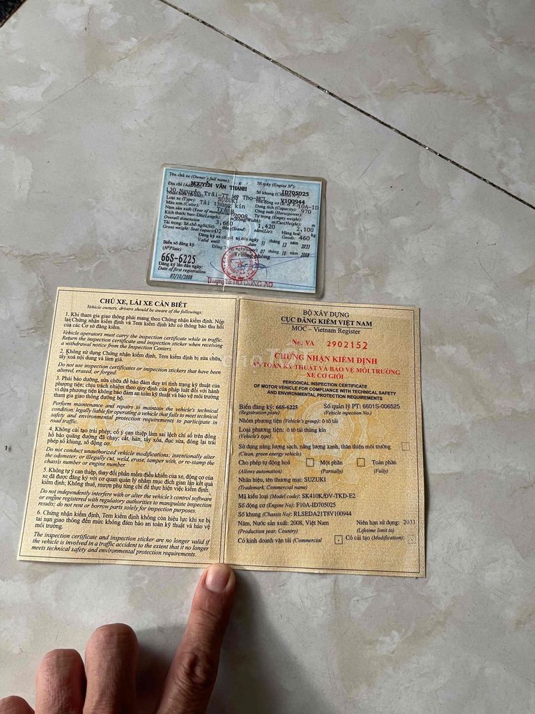 Bán xe Suzuki 500kg thùng kín đời 2008. Mua bán Ô tô tại Thành phố Dĩ An Bình Dương được đăng bởi Trần lâm hình 11