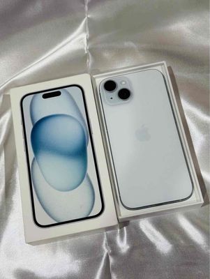iPhone 15 128GB Blue FULLBOX 99% BH APPLE 07/2025