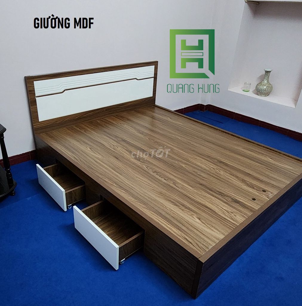 GIƯỜNG MDF-GIƯỜNG MDF=GIƯỜNG MDF=GIƯỜNG MDF$GIƯỜNG. Mua bán Giường, chăn ga gối nệm tại Quận 10 Tp Hồ Chí Minh được đăng bởi NỘI THẤT NHÀ XINH hình 1