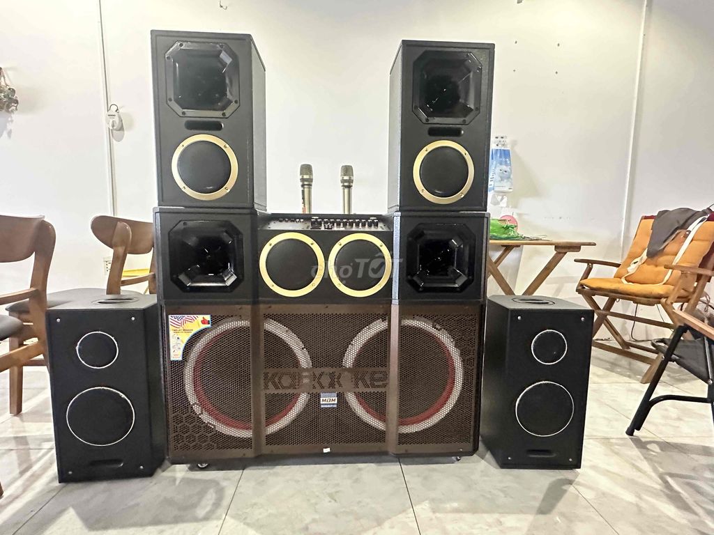 Dàn loa karaoke KOKKOKE Đen. Mua bán Tivi, Âm thanh tại Huyện Châu Đức Bà Rịa - Vũng Tàu được đăng bởi Trang hình 1