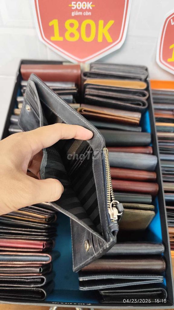Thanh lý bóp ví đựng tiền da bê cao cấp vn004. Mua bán Túi xách tại Huyện Hóc Môn Tp Hồ Chí Minh được đăng bởi Nguyễn Nam hình 3