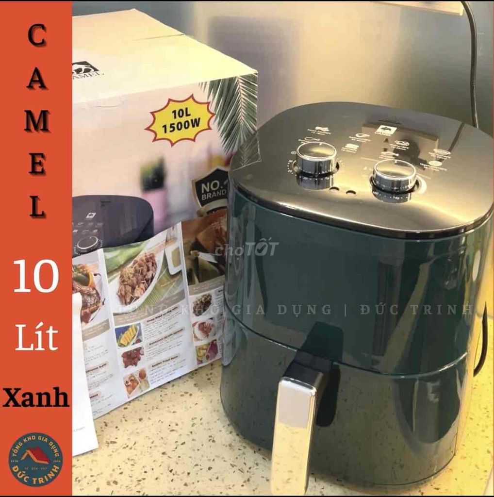 nồi chiên không dầu camel 10 lít